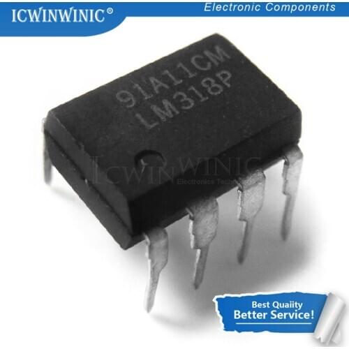 10piece LM318N LM318 LM318P DIP8 DIP new original In Stock