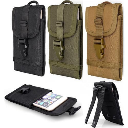 Hunting Tactical Military 600D Oxford Cloth Bag Molle Cell Phone Mobile Phone Belt Pouch Pack Cover Outdoor Camping Waist Bags