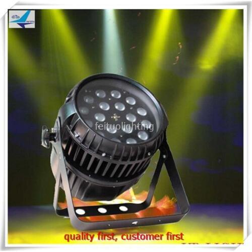 Wholesale 12pcs+road cases outdoor lighting 18x15w rgbwa par flight case