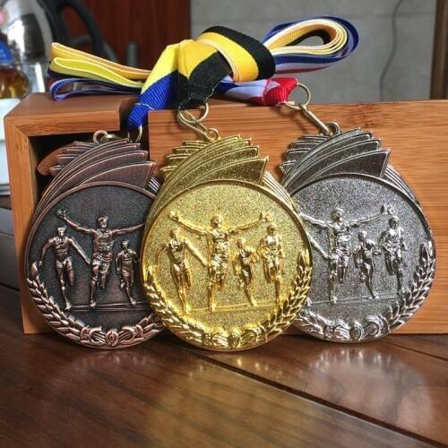 Marathon Medal Commemorative Medals Souvenir Fans Zinc Alloy Official Official Marathon Race Sport Match Adward Free Shipping