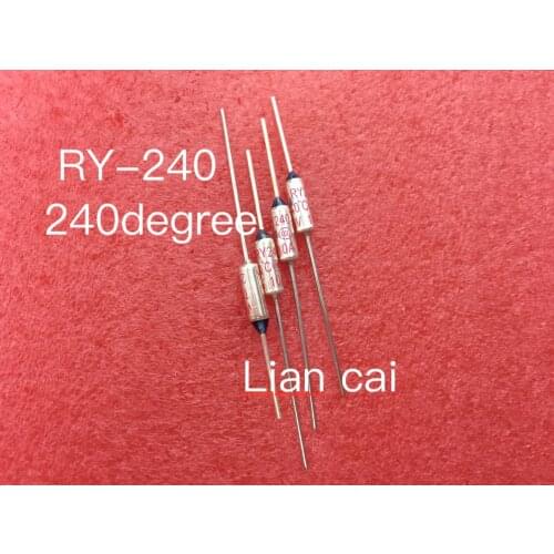 RY-240 RY Thermal Cutoff TF 240 degree Thermal-Links 10A 250V Temperature Fuse For Electric Rice Cooker x 100PCS FREE SHIPPING