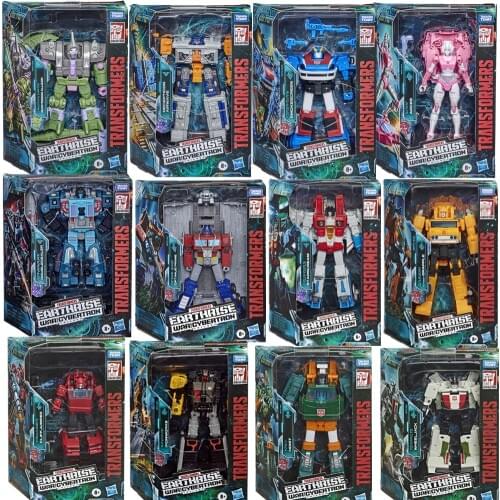 Hasbro Transformers Toys Generations War for Cybertron: Earth Rise WFC-Series Arcee Optimus Prime Starscream Action Figure Toys