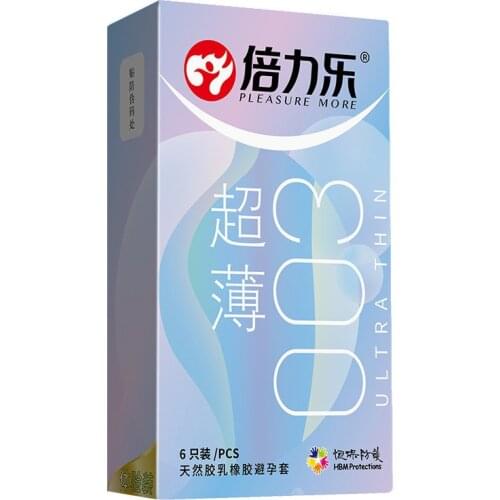 Ultra-thin New Condom 6 Pack Condom Adult Sex Products Adult Latex Intimate Goods for Sex