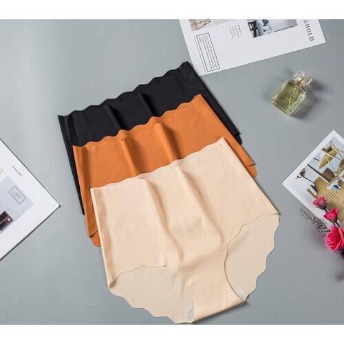 UMKA M-XL Womens High Waist Briefs Shorts 5 Colors majtki z wysokim stanem Panty Female Slips mit hoher Taille 2021