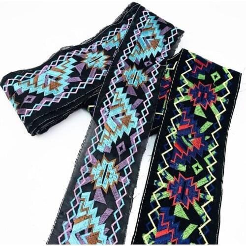 1 Yards Lace Fabric Embroidered Lace Trim Ribbon DIY Clothing Sewing Accessories Crafts Supplies