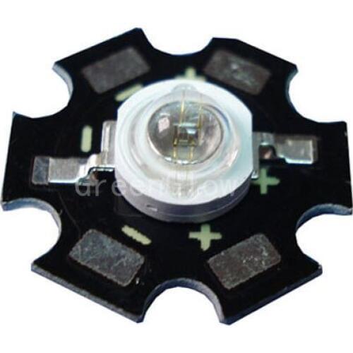 20~100X High power Orange 600-605nm 1W/3W/5W led diode with 20mm aluminum PCB free shipping