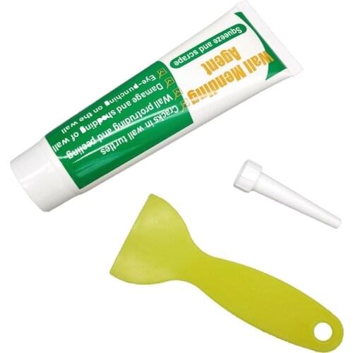 250g Wall Mending Agent Wall Repair Cream Wall Crack Nail Repair Agent Walls Peeling Graffiti Gap Repair paste With scraper