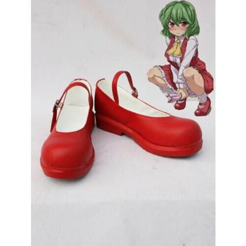 Touhou Project Kazami Yuka Cosplay Boots Shoes Anime Party Cosplay Boots Custom Made for Adult Women Shoes