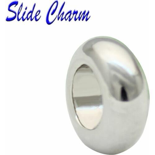 Simple 5mm straight hole fashion jewelry DIY charm beautiful smooth spacer beads Fit Pandora Bracelet Necklace