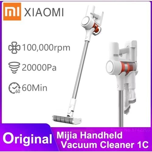 Xiaomi Mijia Handheld Vacuum Cleaner 1C Home Car household Car Cordless Sweeper 20000Pa cyclone Suction Multifunctional Brush