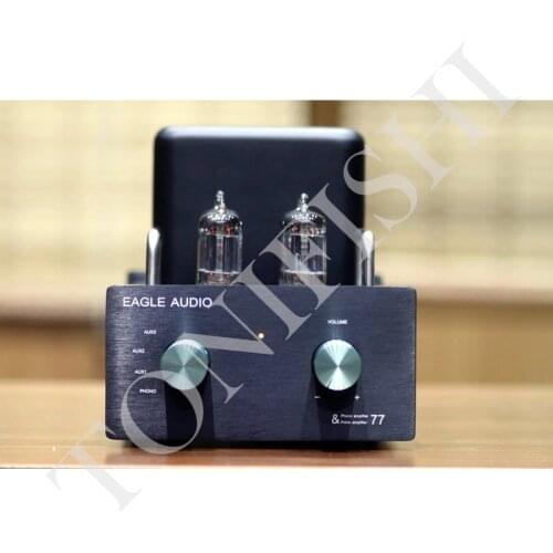 EAGLEAUDIO77 12AX7 fever tube vinyl turntable mm pure bile tube sing preamp, pre-amplification 20 times