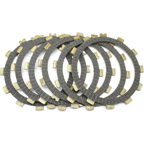 For SUZUKI RM100 Contender 80-81 RG125 Gamma 1988 RM125 1980 1986 1987 TS125 R 1989-1997 Clutch Friction Plate Kit 6 Pcs Disc
