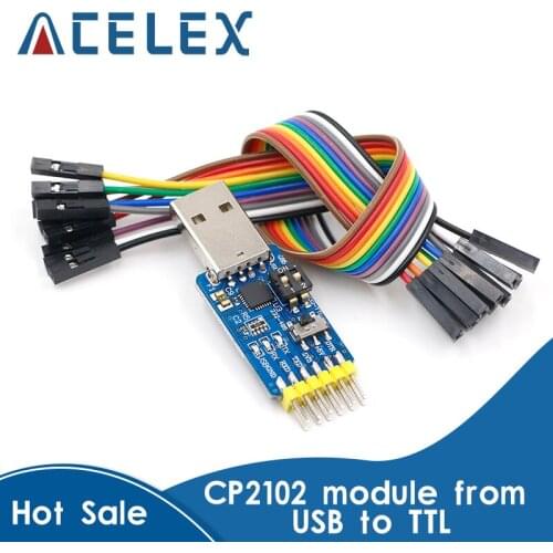 CP2102 USB-UART 6-in-1 Multifunctional(USB-TTL/RS485/232,TTL-RS232/485,232 to 485) Serial Adapter for Arduino
