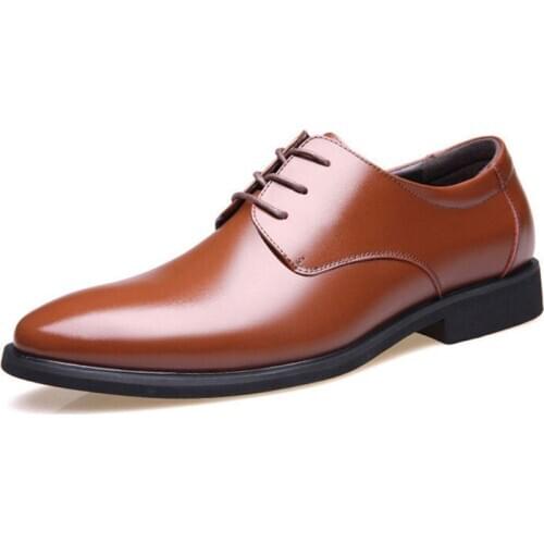 Patent Leather Men Dress Shoes 2019 New Brand Mens Business Shoes Italian Style Fashion Men Wedding Shoes Male Footwear 38-44