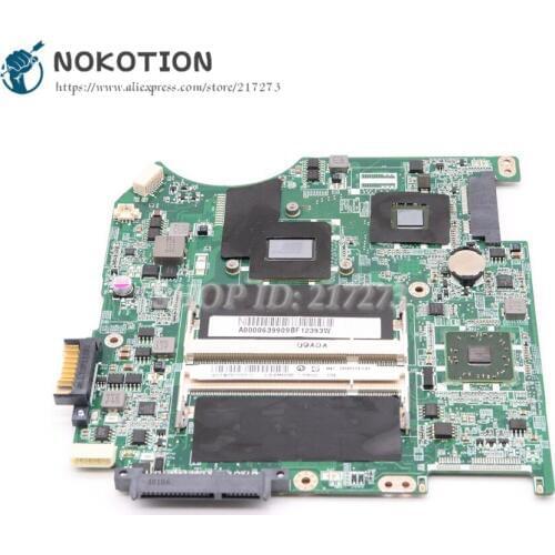 NOKOTION DABU3AMB8E0 A000063990 Main Board For Toshiba Satellite T135 T135D Laptop Motherboard DDR3 with Processor onboard