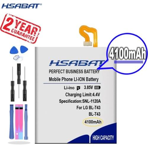 New Arrival [ HSABAT ] 4100mAh BL-T43 Battery for LG G810, G8S ThinQ, G8S ThinQ Global, LMG810EA, LMG810EAW, LM-G810EAW