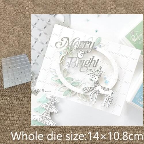 New Design Craft Metal stencil mold Cutting Dies plaid frame decoration scrapbook die cuts Album Paper Card Craft Embossing