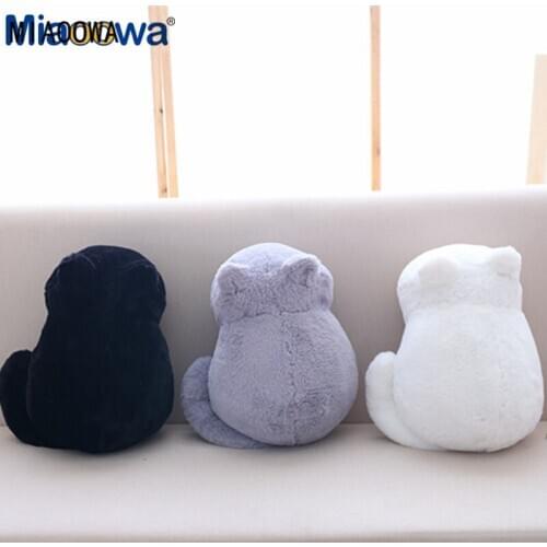 Plush Cat Toys Staffed Cute Shadow Cat Dolls Kids Gift Doll Lovely Animal Toys 3 Colors Home Decoration Soft Pillows