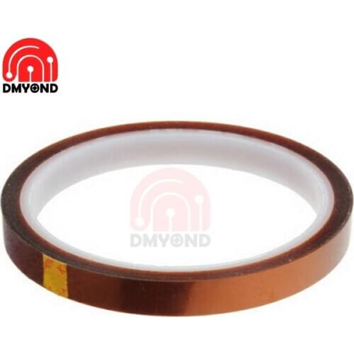 10mm Width Polyimide High Temperature Resistant Tape Roll Gold 100ft Heat Resistant Adhesive Insulation Thermal Tape For BGA