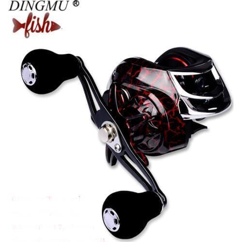 PRO BEROS DW121 7.1:1 Baitcasting Fishing Reel Bait Casting Reels Metal Fishing Reel Aluminum Alloy 18+1BB Spool 10KG Max Drag