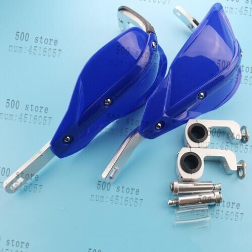 22mm 28mm blue Universal Motorcycle Motorcross Dirt Bike handguards Hand Guards Fit EXC CRF YZF KXF