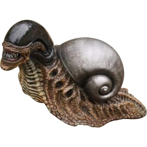 Terrible Snail Decoration Lovely Room Resin Crafts Ornament Elegant mysterious frightening and truly strange gift for children