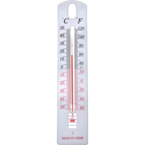 1pc Wall Hanging Thermometer Wall Hung Hang Indoor Outdoor Garden Home Garage Office Room Logger Temperature Measurement Tool
