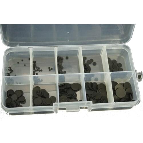 100PCS/LOT 1.5~10mm Replacement Rubber Conductive Button Pad Kit Keypad Repair Remote Control Conductive Rubber Buttons for IR r