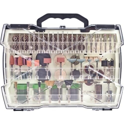 268pcs Mini Electric Drill Bit Power Tools Dremel Rotary Tool Accessory Set for Dremel Grinding Sanding Polishing 3.2mm Shank