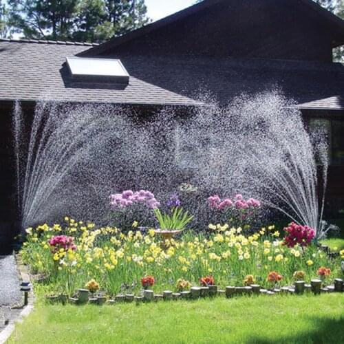 360 Degree Automatic Garden Sprinklers Flexible Water Sprayer Lawn Grass Sprinkler Head Garden Yard Watering Tools