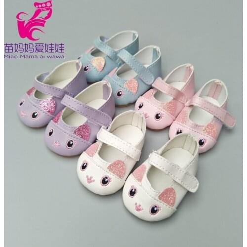 43cm baby Dolls shoes for new born Baby Doll shoes 18 inch girl doll cute single shoes