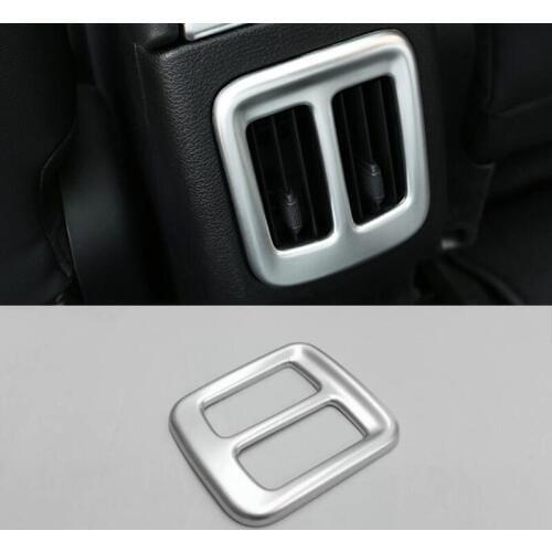 ABS Pearl Chrome Interior Rear Air-Condition Vent Outlet Cover Trim For Jeep Compass 2017 2018