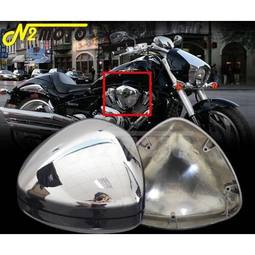 Motorcycle Accessories Chrome Intake Air Cleaner Filter Cover Cap For Suzuki Boulevard M109 M109R VZR1800 Left & Right Side