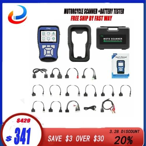 JDiag M100 motorcycle Scan Auto Diagnostic&battery tester for KTM SUZUKI/Honda/PIAGGIO OBD 2 OBD2 Scan Tool Moto For Kawasaki