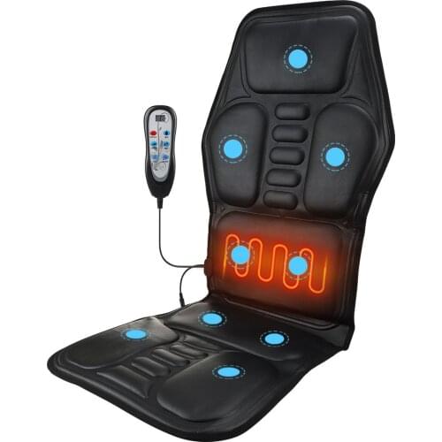 Electric Heating Vibrating Back Massager Chair Cervical Massager Pads Multifunctional Massage Cushion Pain Relief Heating Pad