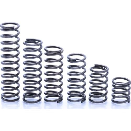 10PCS Compression Spring Pressure Spring Wire Dia1.2mm Outer Dia 9mm Length 10 15 20 25 30 35 40 45 50mm