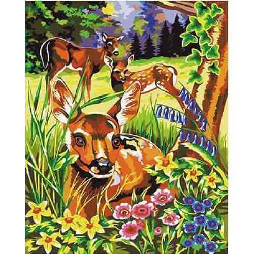 Paint By Number DIY Digital Oil Painting 12"*16" Home Decor - Lovely Deer
