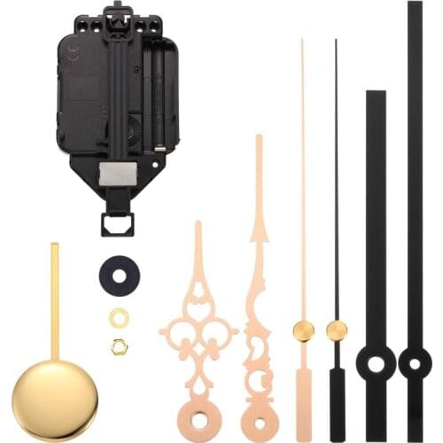 Quartz Pendulum Clock Movement DIY Movement Kit with 2 Pairs Hands Pendulum,DIY Mechanism Pendulum Movements Replace