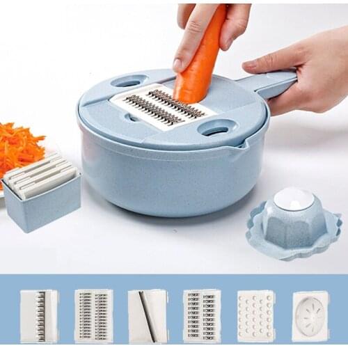 Multifunction Vegetable Fruit Slicer Wheat Straw Manual Cutter Fruit Cutter Potato Peeler Carrot Cheese Grater Slicer Strainer