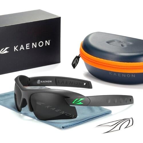 Semi-Rimless Brand Kaenon X-Kore Sunglasses Polarized TR90 frame men Mirrored lens Fishing Sun glasses UV400 New Arrived 2021