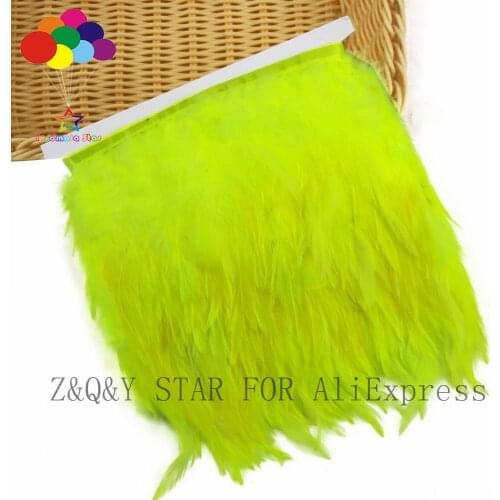 Natural white feathers 4-6 inches dyed fluorescent DIY craft accessories clothing accessories feather