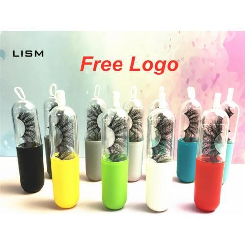 Wholesales transparent lash box lash package natural thick long false eyelash Custom free logo sticker makeup tools Packaging