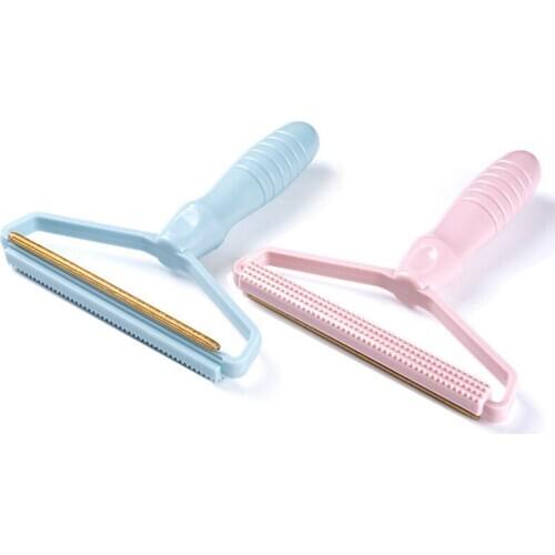Portable Lint Remover Pet Hair Remover Brush Manual Lint Roller Sofa Clothes Cleaning Lint Brush Fuzz Fabric Shaver Brush Tool
