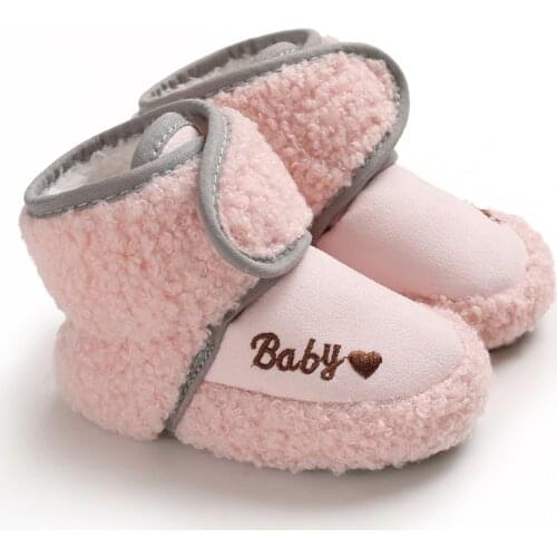 New Design Toddler Shoes First Walkers Winter Autumn Soft Bottom Infant Snow Booties Warm Comfortable SHL081