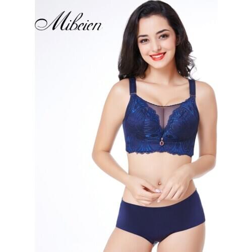 Fat mm100 kg anti-glare big cup plus size bra set plus size women top female push up bra set lingerie femme big size plus size b