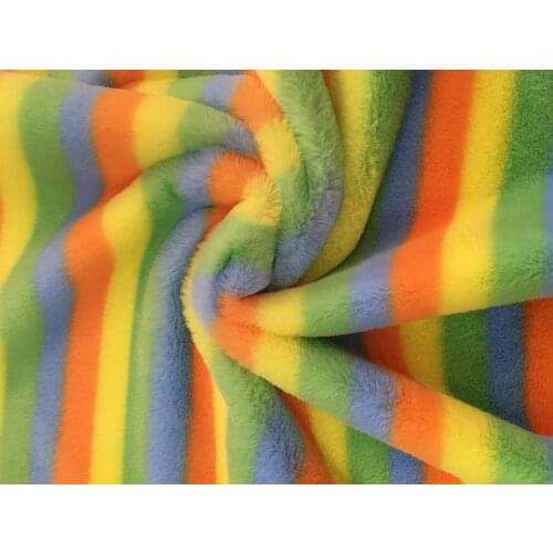 Striped imitation Rex Rabbit Fur grass plush fabric counter display background garment curtain pillow tablecloth sofa 50*160cm