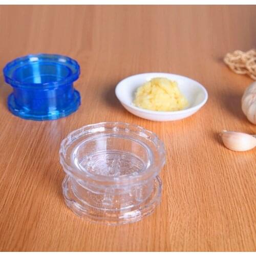 A Color Boxeconomical Multifunctional Garlic Box Garlic Press, Chopper Manual Press Grinder Twisting Garlic Box Kitchen Tools
