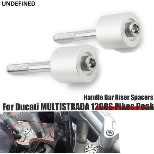 Motorcycle Handlebar Riser Spacers 30mm CNC Racing for Ducati Multistrada 1200S 1200 2015-2017 Pikes Peak 1260 1260S 950s 950