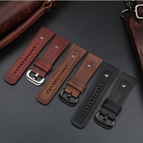 28mm Genuine Leather Watch Band For Seven friday Mens Watch Strap P1 P2 S2 M2 Q2 03 01 02 Cowhide Accessories Watchband bracele