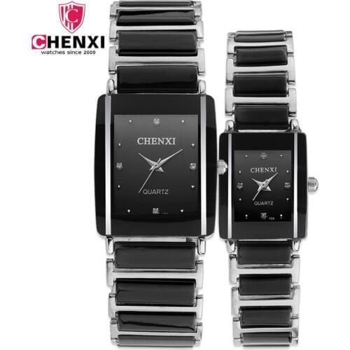 Top Luxury Brand Chenxi Watch Fashion Rectangle Watches Mens Watches Womens Watches Lovers Watches Quartz horloge mannen